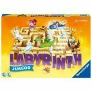 Joc labirint pentru copii de la 4 ani, multilingv inclusiv RO, Labyrinth Junior, Ravensburger imagine
