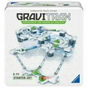 Joc de constructie, set de baza in cutie metalica, multilingv inclusiv RO, Gravitrax Starter Set Metalbox imagine