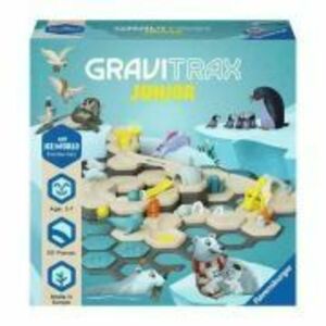 Joc de constructie pentru copii de la 3 ani, Set de baza, Lumea inghetata, Gravitrax Junior My Ice World imagine