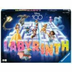 Joc labirint pentru copii de la 7 ani, cu personaje Disney, multilingv inclusiv RO, Ravensburger Labyrinth Disney 100 imagine