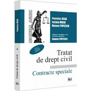 Tratat de drept civil. Contracte special Vol.1: Vanzarea Schimbul Ed.6 imagine