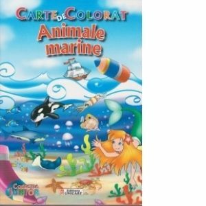 Carte de colorat - Animale marine imagine