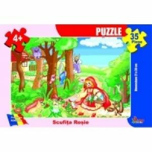 Puzzle 35 piese - Scufita Rosie imagine