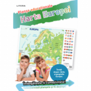 Harta Europei. Planse educationale imagine