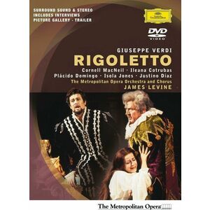 Giuseppe Verdi: Rigoletto (DVD) | Cornell MacNeil, Ileana Cotrubas, Placido Domingo, Isola Jones, Justino Diaz, The Metropolitan Opera Orchestra, James Levine imagine