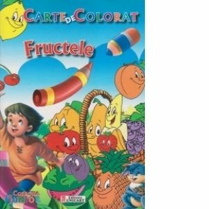 Carte de colorat - Fructele imagine