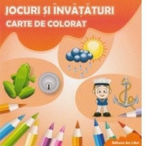 Jocuri si invataturi - carte de colorat imagine