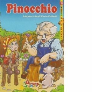 Pinocchio - carte de citit si colorat imagine