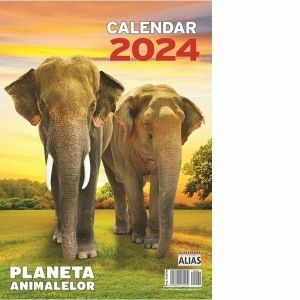 Calendar de perete Planeta animalelor 2024 imagine