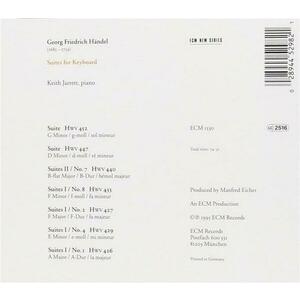 Handel: Suites for Keyboard | Keith Jarrett, Georg Friedrich Handel imagine