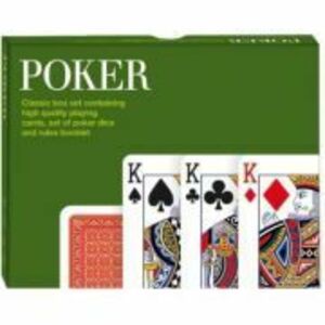 Set carti de joc si zaruri Poker, Piatnik imagine