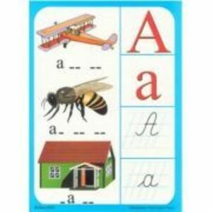 Alfabetul in imagini. Planse cu literele si grupurile de litere imagine