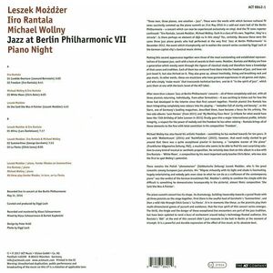 Jazz At Berlin Philharmonic VII: Piano Night - Vinyl | Leszek Mozdzer, Iiro Rantala, Michael Wollny imagine