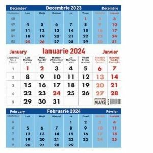 Calendar triptic 12 F 2024 imagine