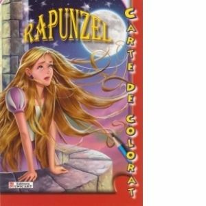 Rapunzel. Carte de colorat + poveste (format A5) imagine