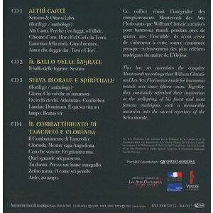 Monteverdi: Madrigali & Altri Canti - Box set | Les Arts Florissants, Claudio Monteverdi, William Christie imagine