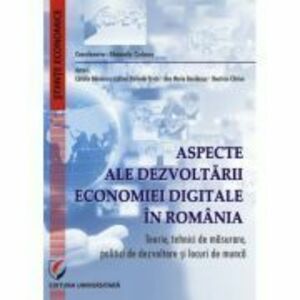 Aspecte ale dezvoltarii economiei digitale in Romania. Teorie, tehnici de masurare, politici de dezvoltare si locuri de munca - Ghenadie Ciobanu imagine
