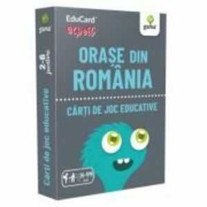 Orase din Romania. EduCard expert. Carti de joc educative imagine