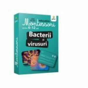 Bacterii si virusuri. Carti de joc educative Montessori 6-12 ani imagine