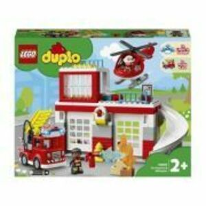 LEGO DUPLO. Statie de Pompieri si elicopter 10970, 117 piese imagine