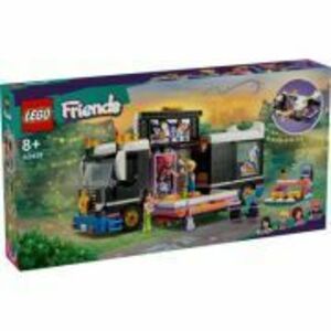 LEGO Friends. Autocar de turneu pentru staruri pop 42619, 845 piese imagine