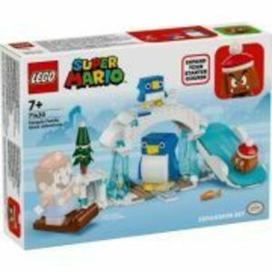 LEGO Super Mario. Set de extindere Aventura pinguinilor in zapada 71430, 228 piese imagine