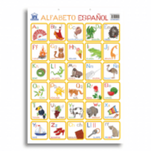 Plansa Alfabetul ilustrat al limbii spaniole imagine