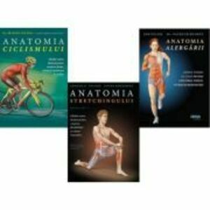 Pachet 3 titluri Anatomia ciclismului. Anatomia stretchingului. Anatomia alergarii imagine