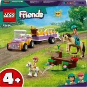 LEGO Friends. Remorca cu ponei si cal 42634, 105 piese imagine