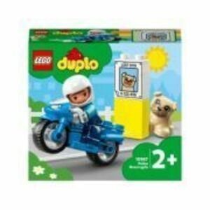 LEGO DUPLO. Motocicleta de politie 10967, 5 piese imagine