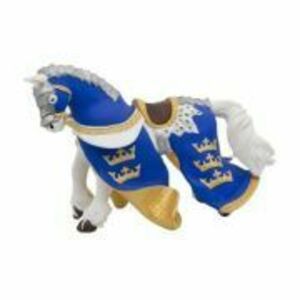 Figurina Calul Regelui Arthur, albastru, Papo imagine