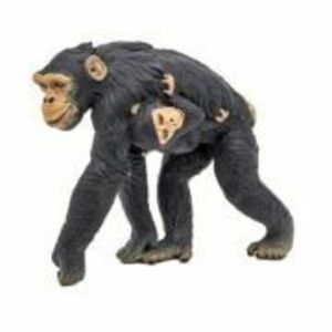 Figurina Cimpanzeu si pui, Papo imagine