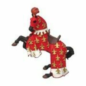 Figurina Calul Printului Filip, rosu, Papo imagine