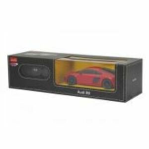 Masina cu telecomanda Audi R8 rosu scara 1: 24, Rastar imagine