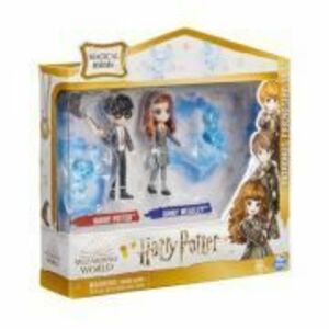 Set 2 Figurine Harry Potter si Ginny Weasley imagine