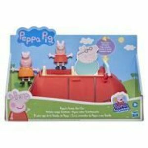 Figurina Peppa Pig cu masina rosie a familiei, Peppa Pig imagine
