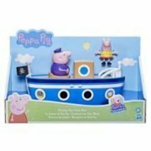 Set de joaca cu figurina Peppa Pig si barca bunicului, Peppa Pig imagine