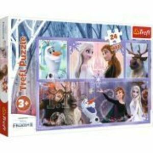 Puzzle Frozen2 o lume magica 24 piese imagine