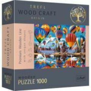 Puzzle din lemn baloanele colorate 1000 de piese imagine