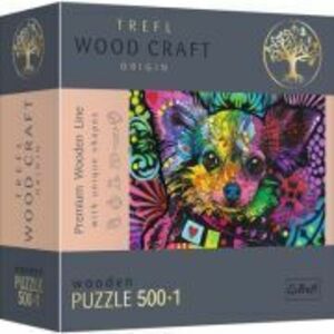 Puzzle din lemn catelusii dragalasi 500+1 piese imagine