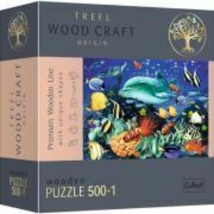 Puzzle din lemn Viata marina 500+1 piese imagine