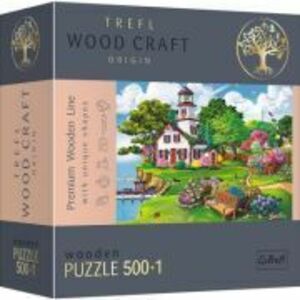 Puzzle din lemn portul in timpul verii 500+1 piese imagine