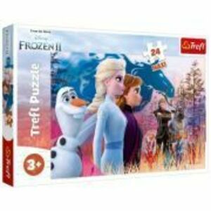 Puzzle Frozen calatoria magica 24 de piese, Trefl imagine