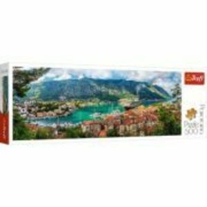 Puzzle Panorama orasul Kotor Muntenegru, 500 piese imagine