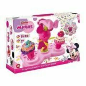 Masina de inghetata de plastilina Minnie cu decoratiuni colorate imagine