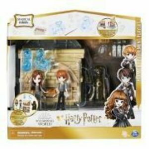 Set 2 figurine Ron Weasley si Hermione Granger, Harry Potter Wizarding World Magical Minis imagine