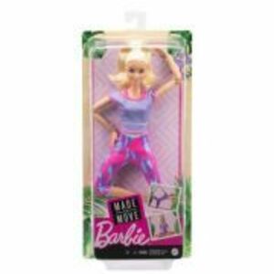 Papusa Barbie made to move blonda imagine