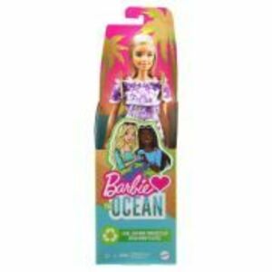 Papusa Barbie Travel aniversare 50 de ani Malibu, blonda imagine