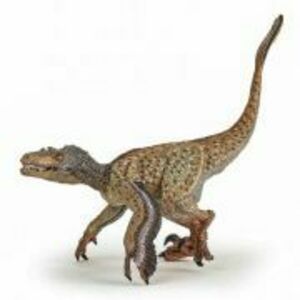 Figurina Dinozaur Velociraptor cu pene, Papo imagine