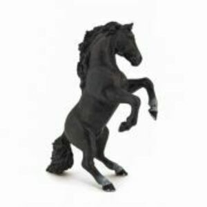 Figurina Papo cal negru cabrat imagine